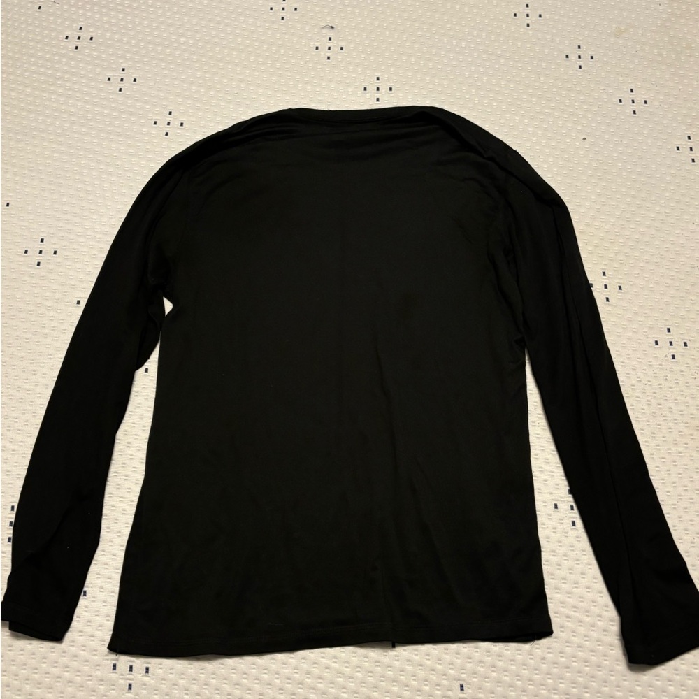 Black Reebok Long Sleeve Shirt Medium